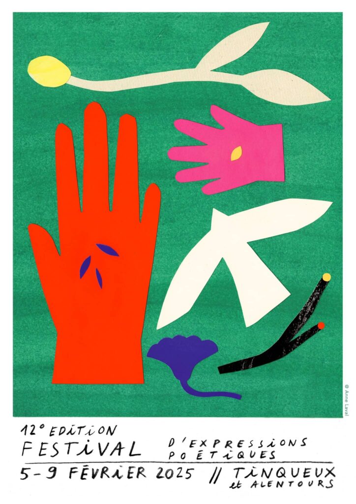 Affiche du Festival d'expressions poétiques - Tinqueux 51
