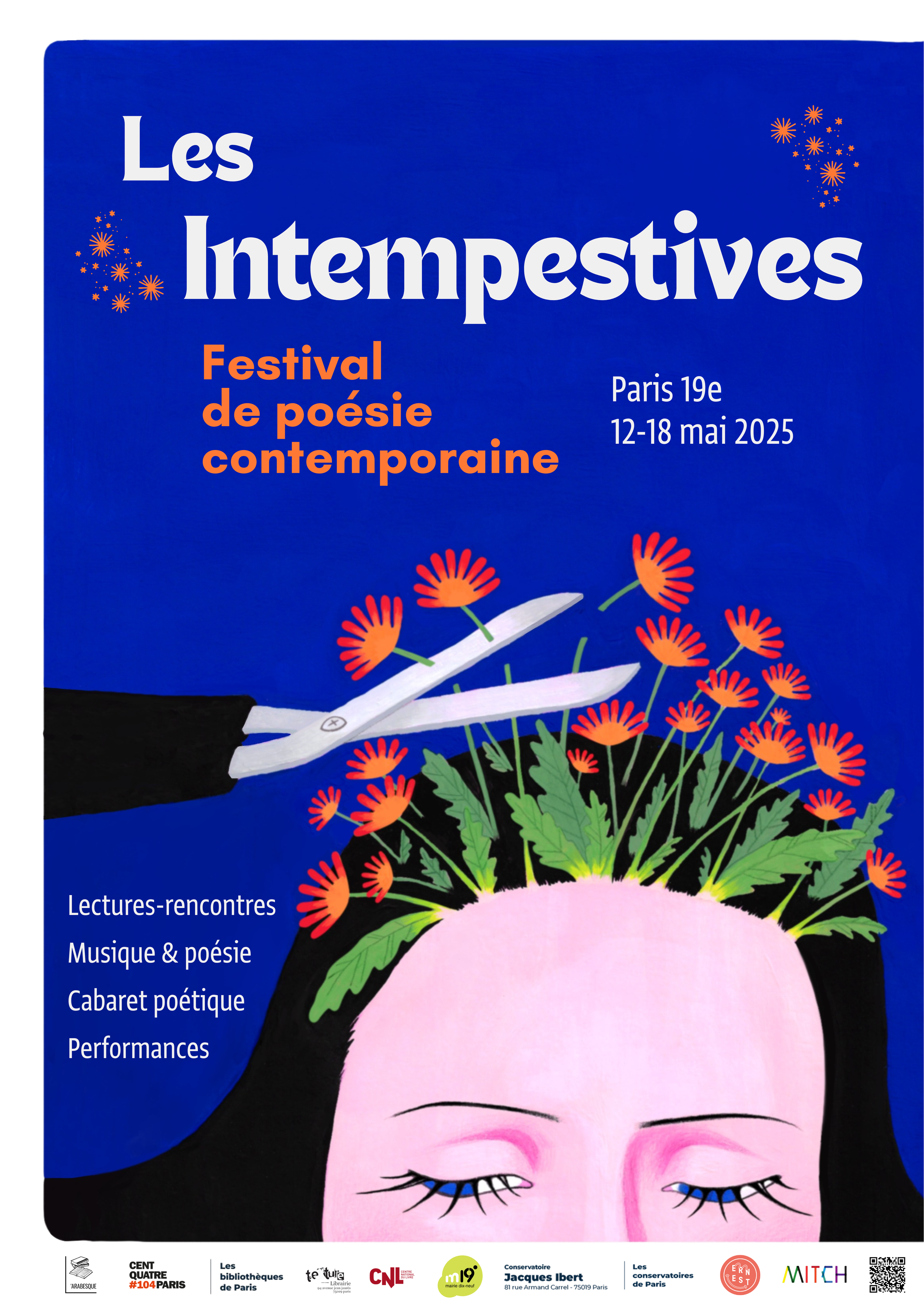 Affiche du festival Les Intempestives 2025