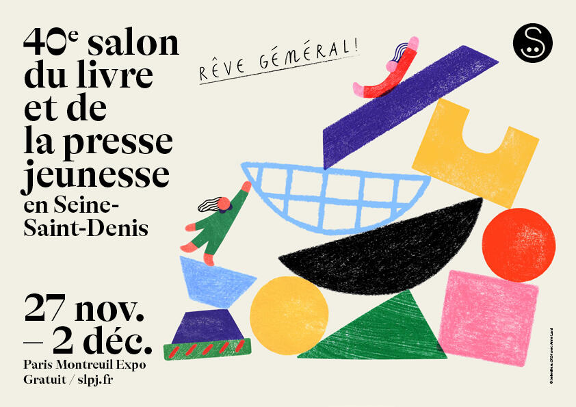 Affiche du Salon du Livre Jeunesse de Montreuil 2024