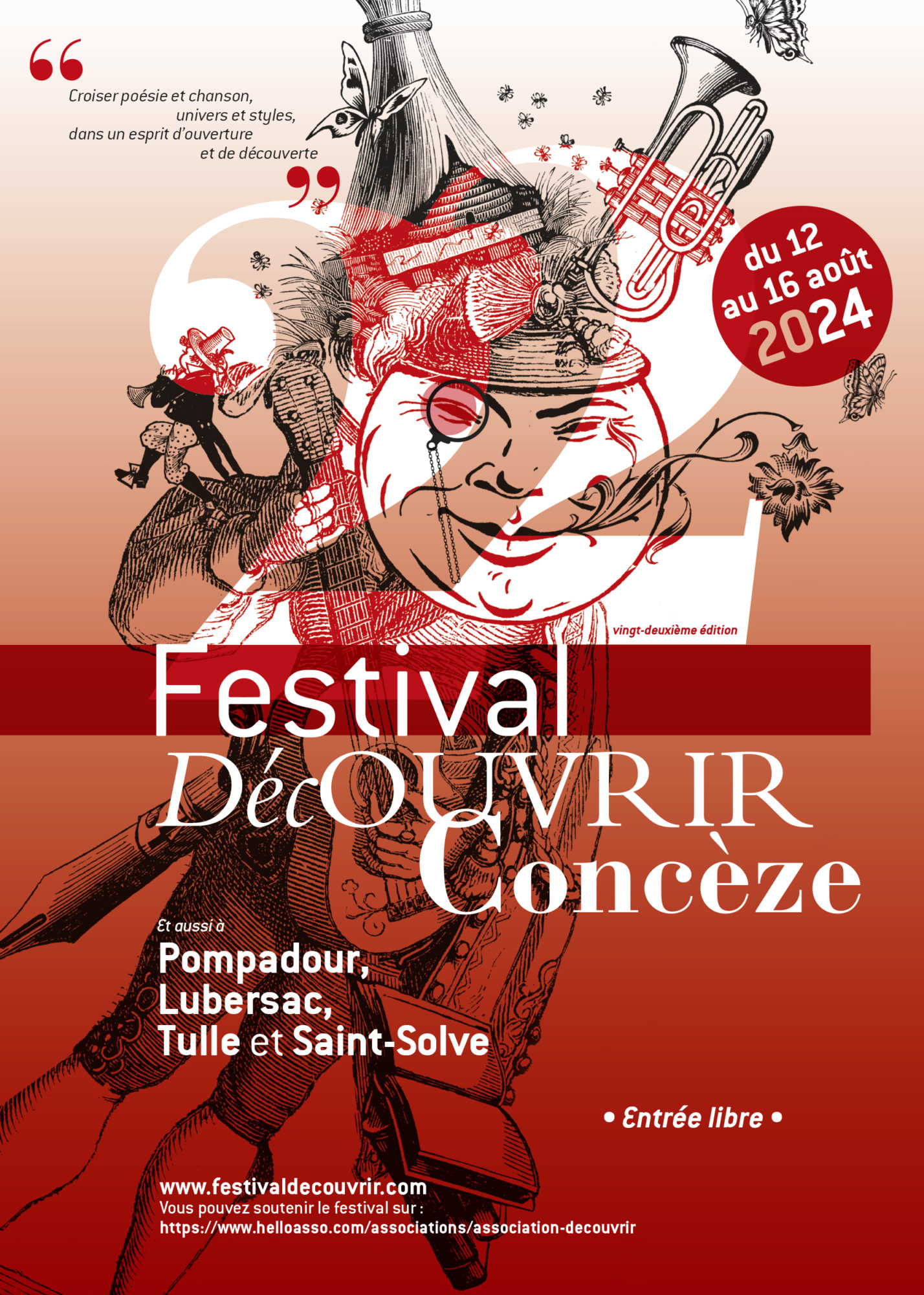 Affiche Festival DécOUVRIR, 22ème édition 2024